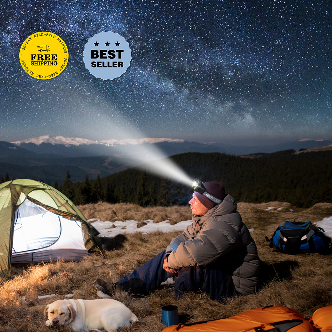 Glow Rechargeable Sensor LED Headlamp
