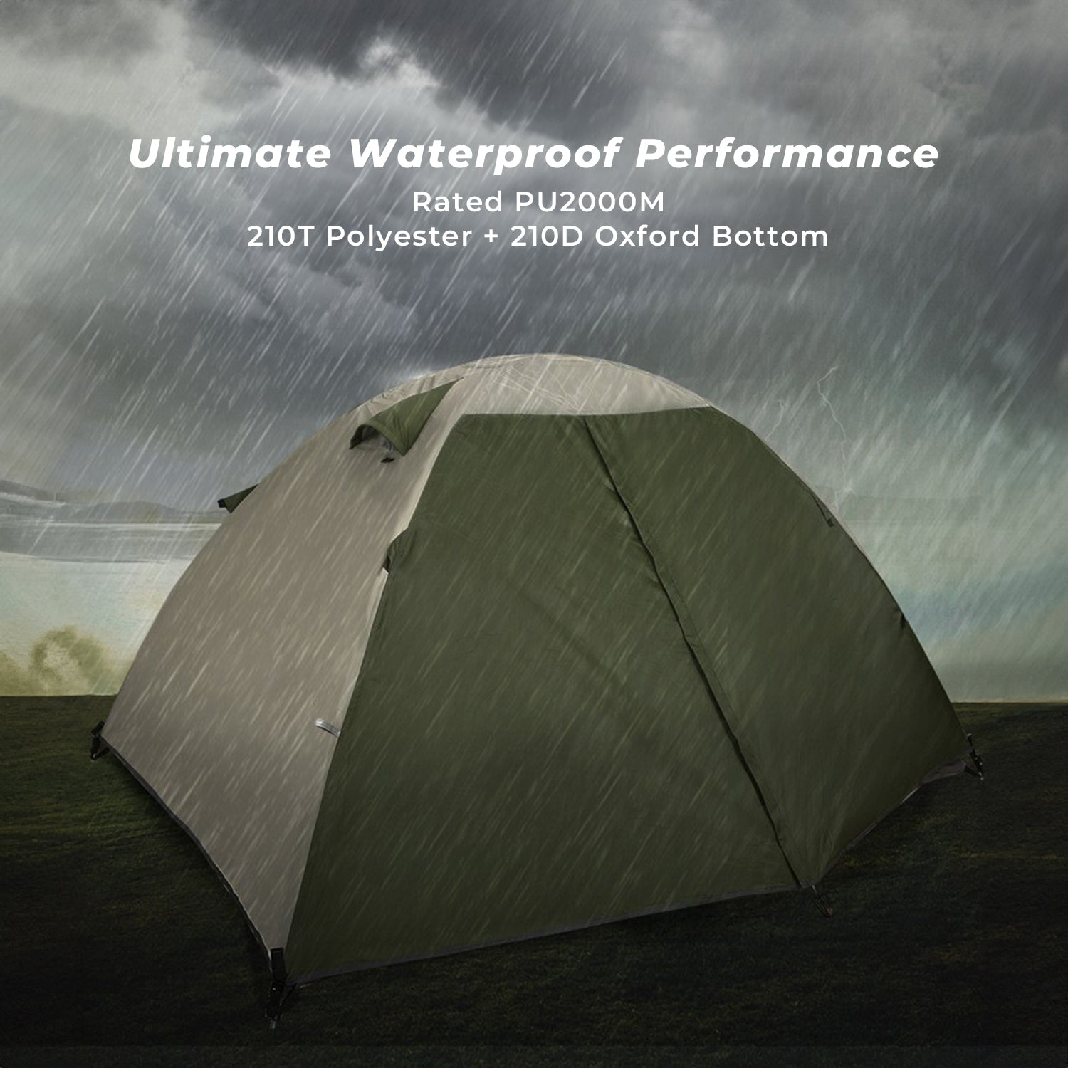 Calmcrest™ StormShelter Ultra-light Camping Tent
