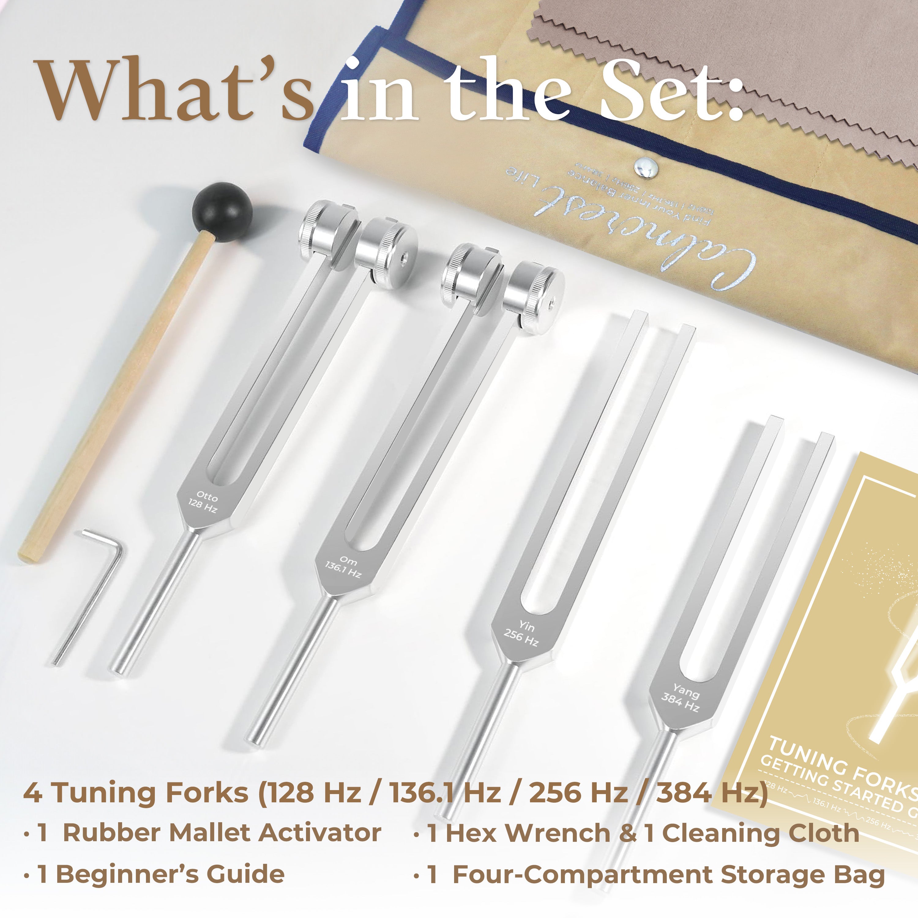 Hamony Tuning Forks for Healing Set