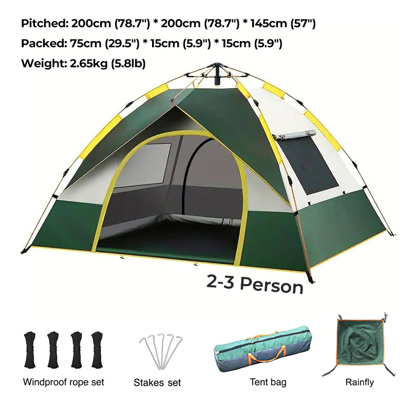 Calmcrest™ 3 Secs Tent - The #1 Easiest & Fastest Setup