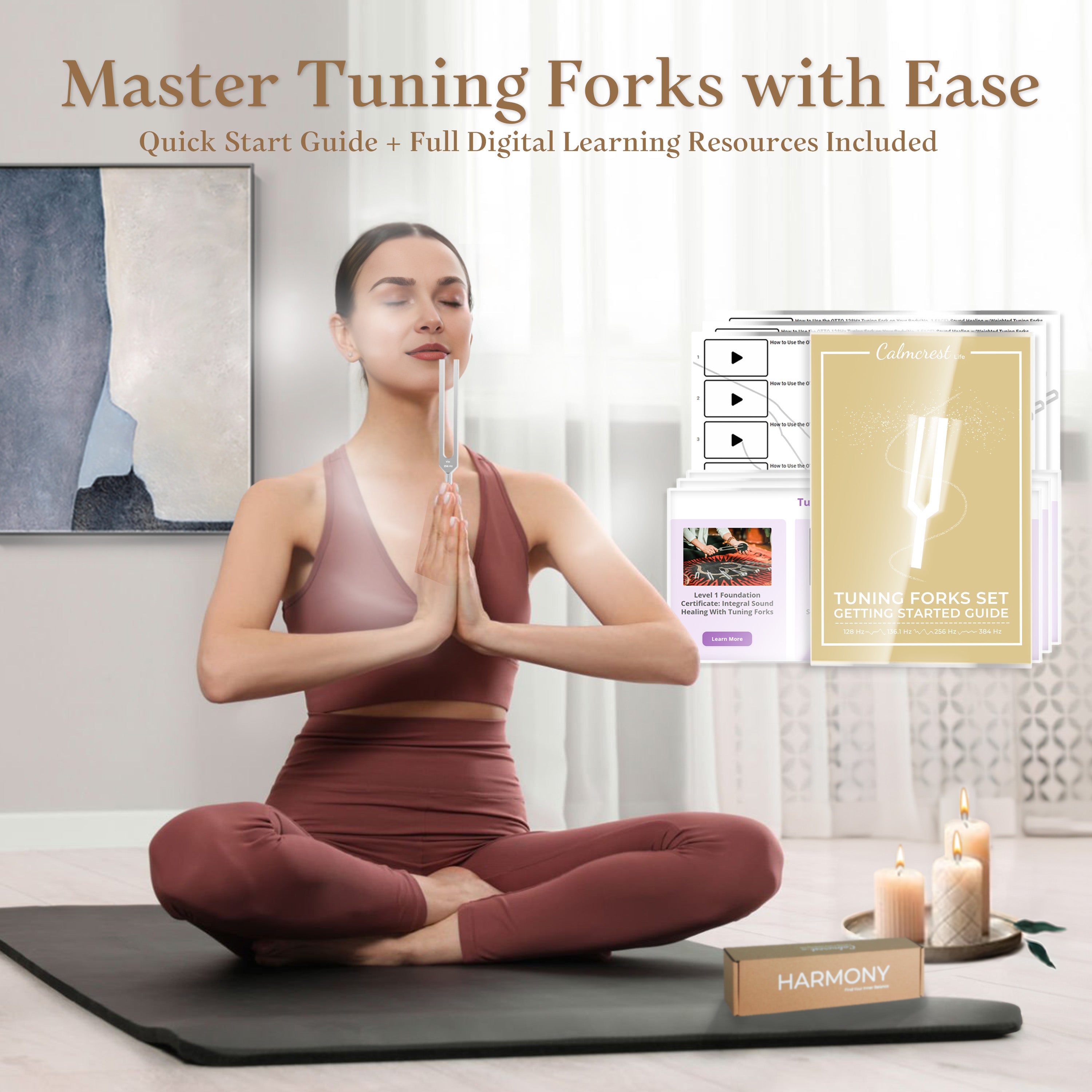 Hamony Tuning Forks for Healing Set