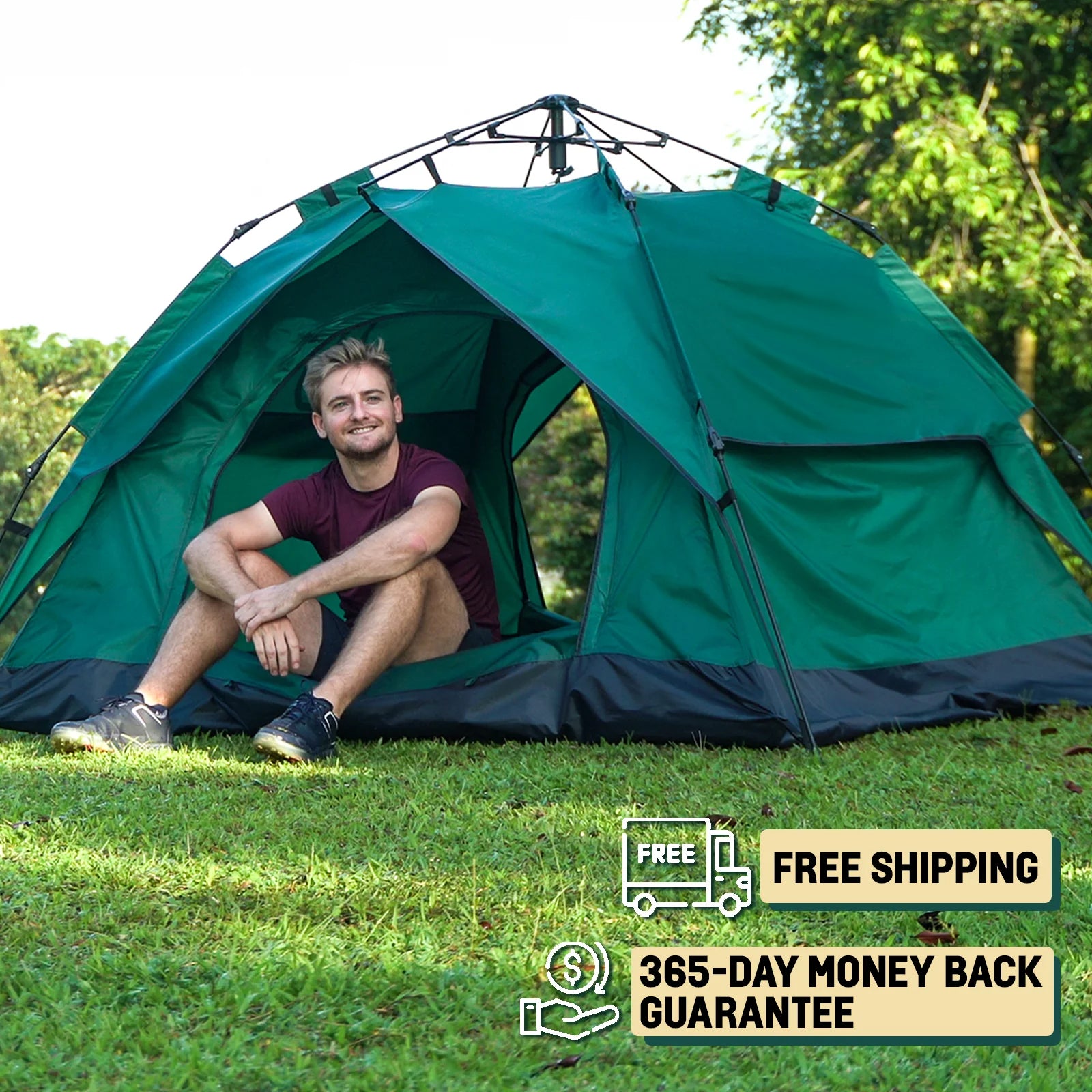 Calmcrest™ 3 Secs Tent - The #1 Easiest & Fastest Setup