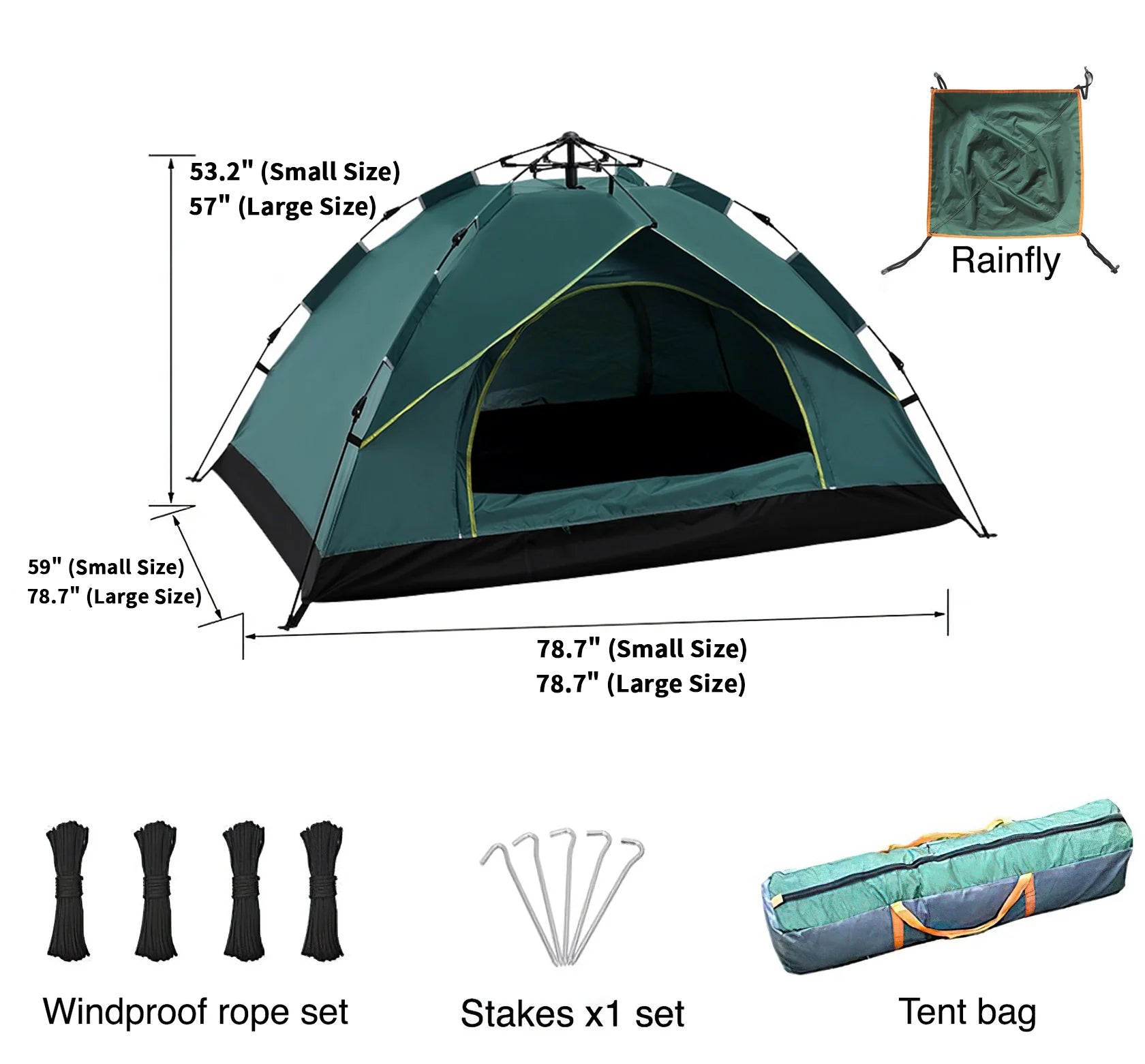 Calmcrest™ 3 Secs Tent - The #1 Easiest & Fastest Setup