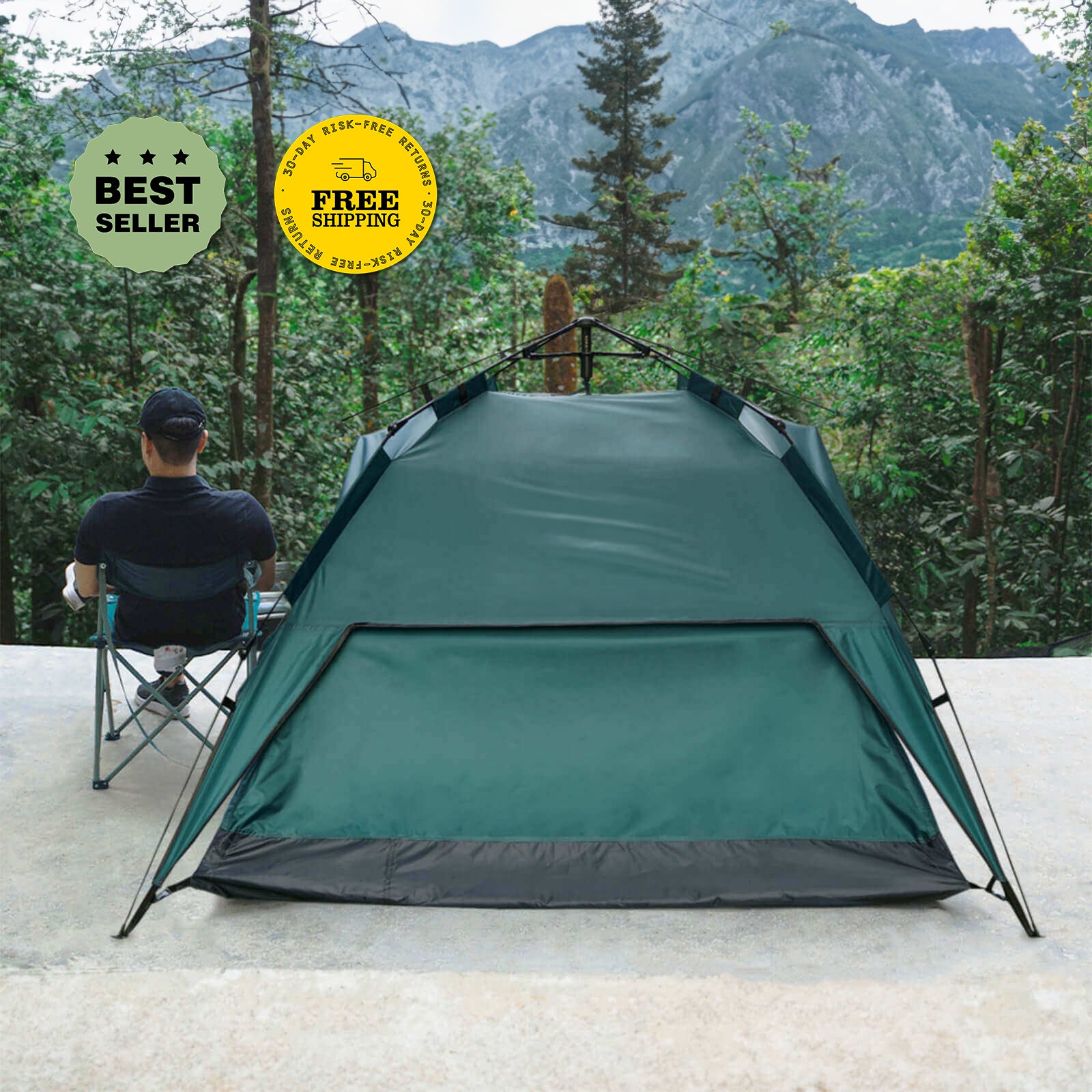 Calmcrest™ 3 Secs Tent - The #1 Easiest & Fastest Setup