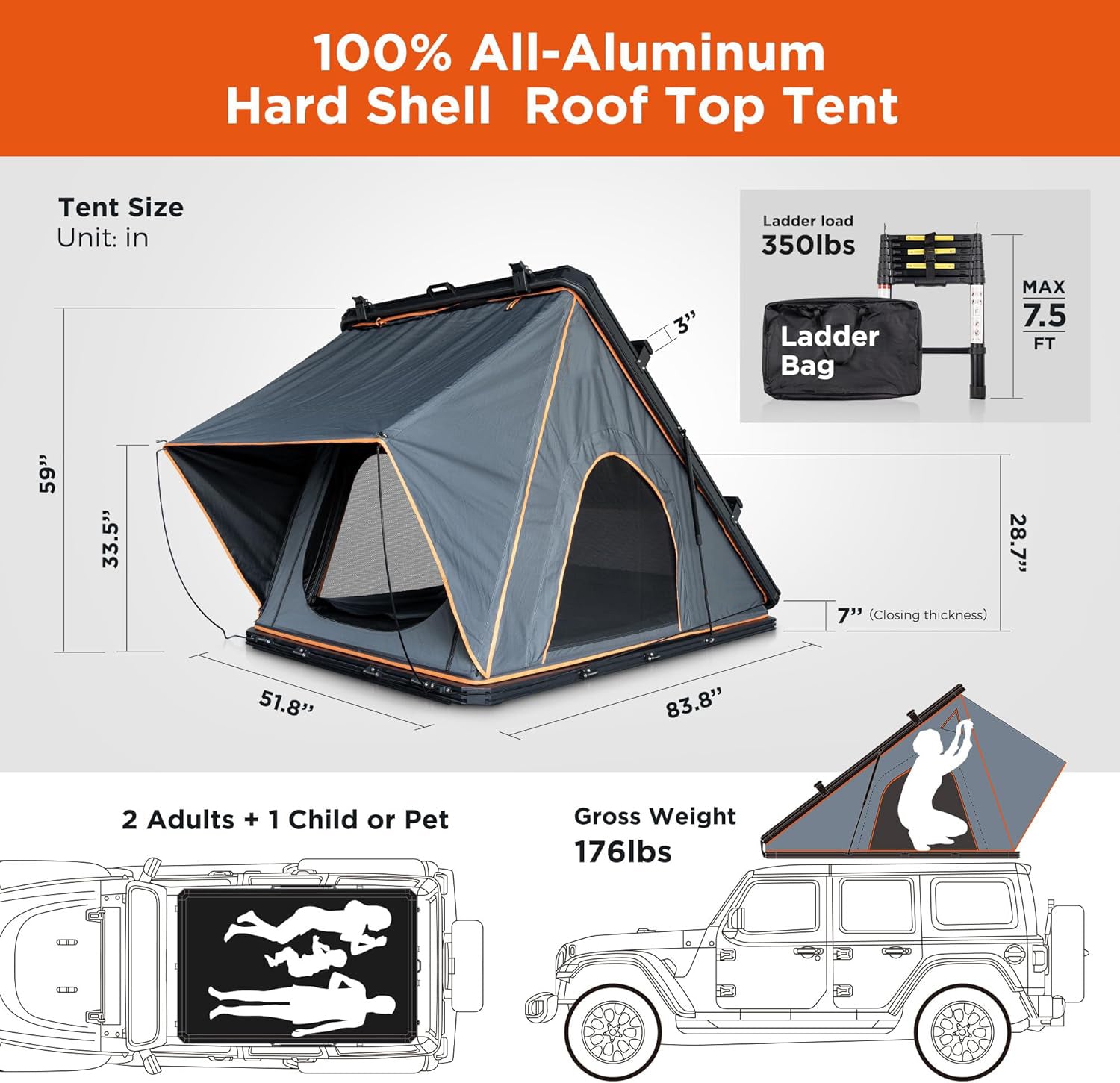 Rooftop Hard Shell Tent