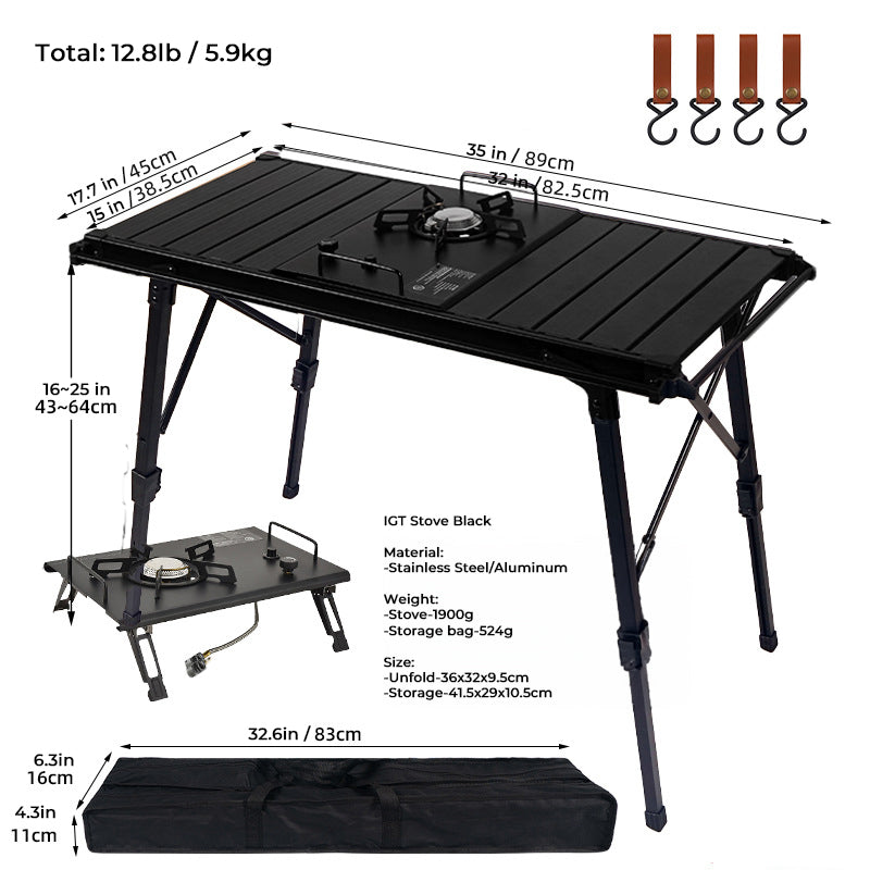 IGT Multi Function Camping Table