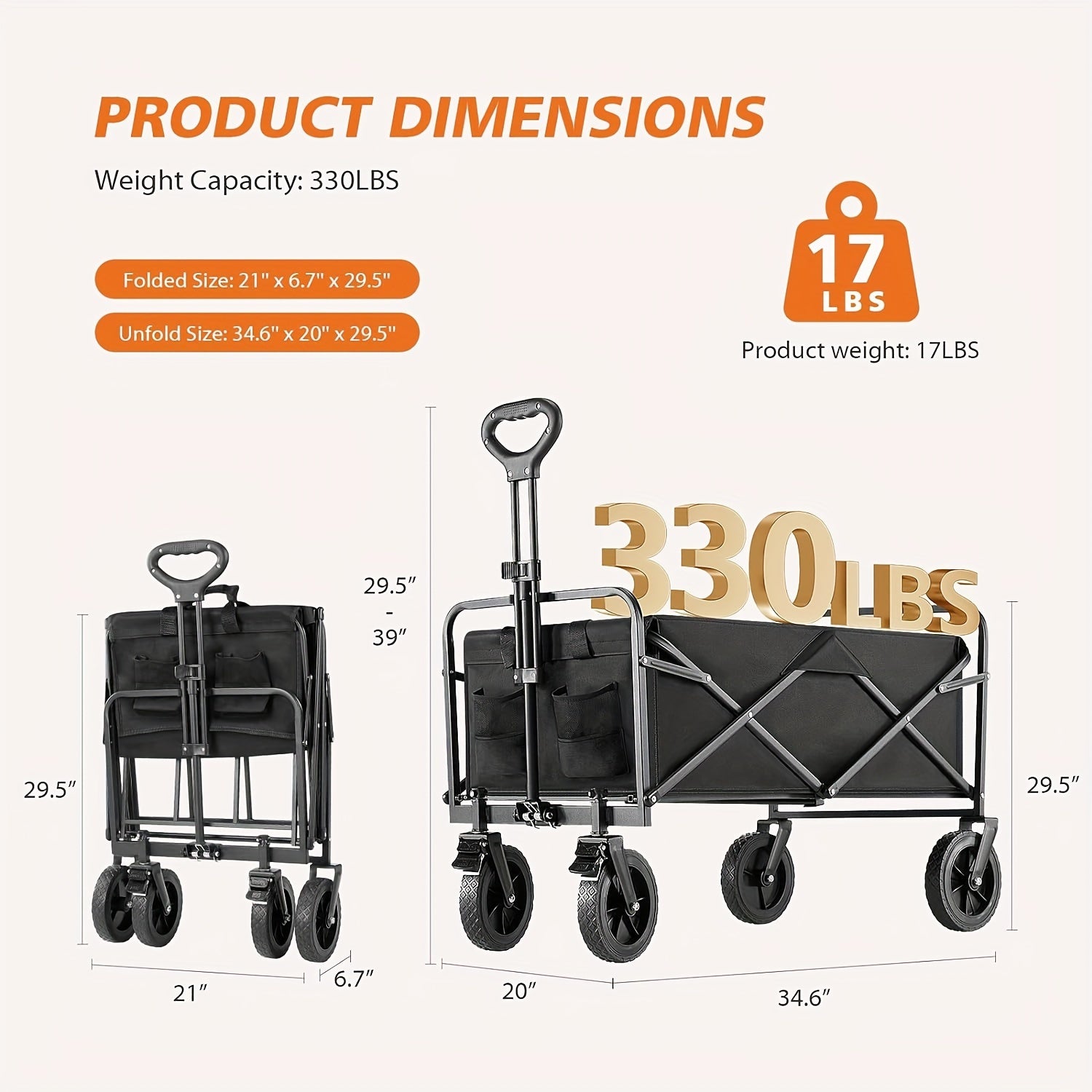 Foldable Wagon Cart