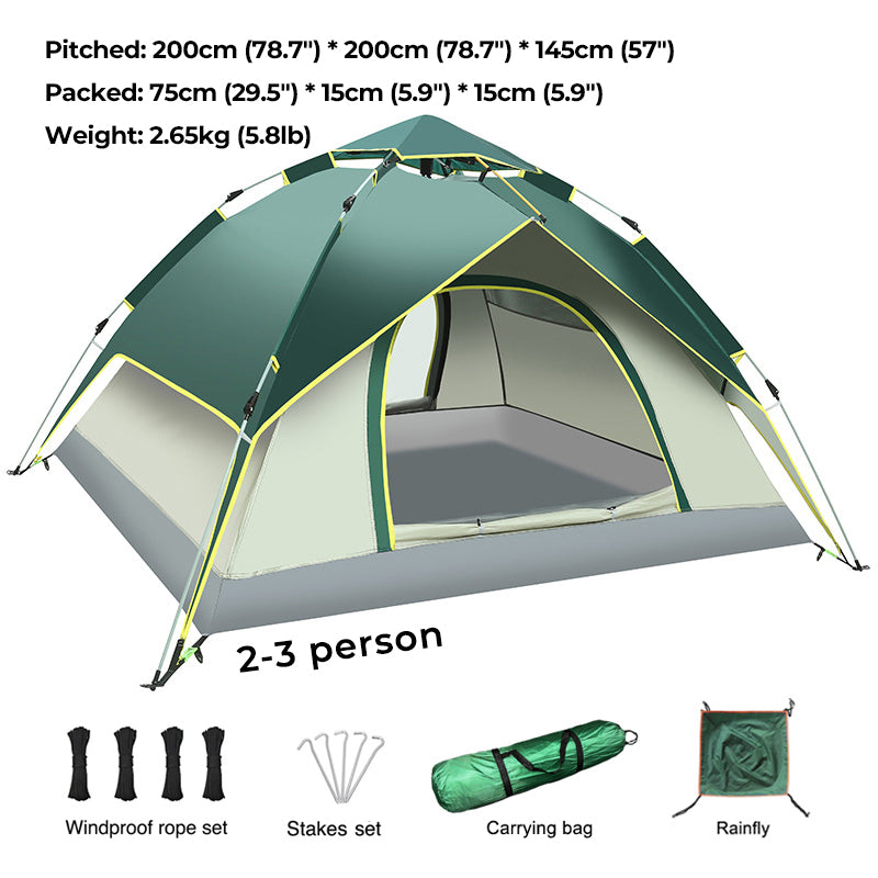 Calmcrest™ 3 Secs Tent - The #1 Easiest & Fastest Setup